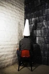 Dunce cap