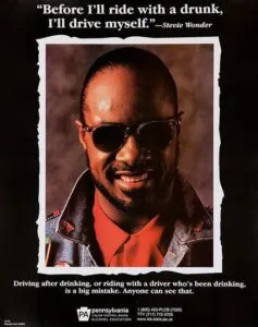 Stevie Wonder ad against drunk driving